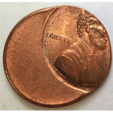 UNITED STATES OF AMERICA . UNDATED . ONE 1 CENT COIN . ERROR . MIS-STRUCK